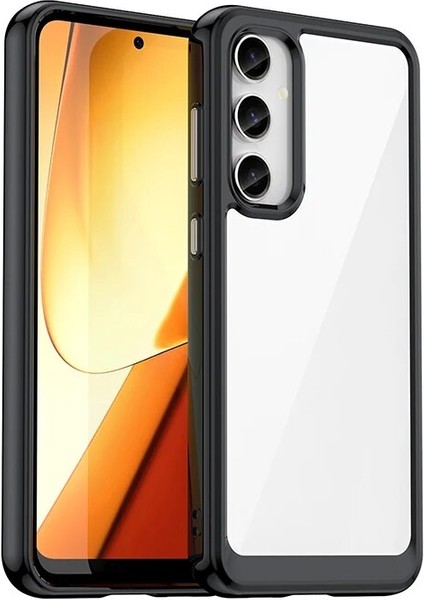 Samsung Galaxy A04S Şeker Renkleri Şeffaf Cep Telefonu Kılıfı (Yurt Dışından)