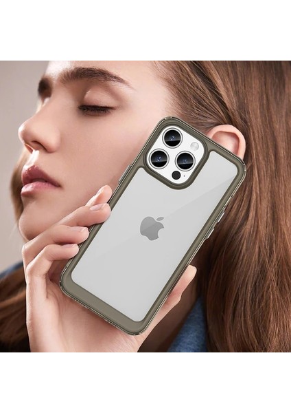 iPhone 15 Şeker Renkleri Şeffaf Cep Telefonu Kılıfı (Yurt Dışından)