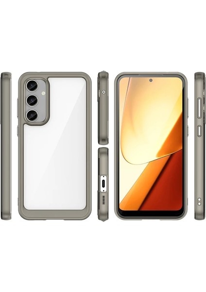Samsung Galaxy A04S Şeker Renkleri Şeffaf Cep Telefonu Kılıfı (Yurt Dışından)
