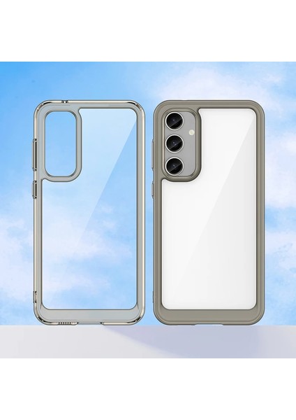 Samsung Galaxy A04S Şeker Renkleri Şeffaf Cep Telefonu Kılıfı (Yurt Dışından)