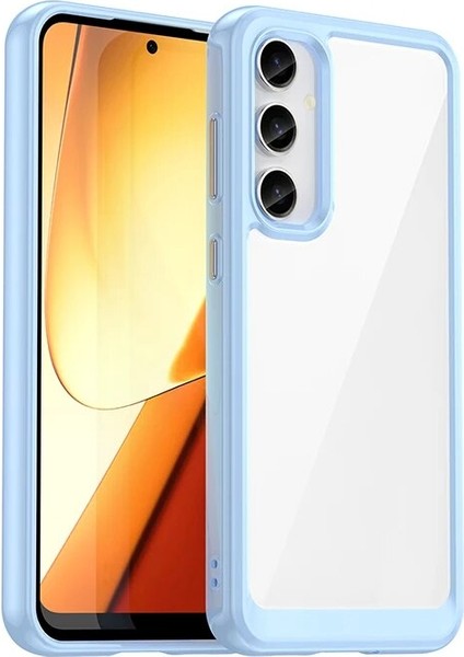 Samsung Galaxy A04S Şeker Renkleri Şeffaf Cep Telefonu Kılıfı (Yurt Dışından)