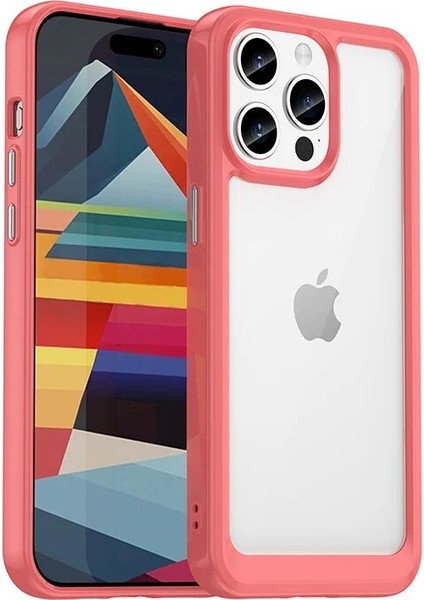 iPhone 15 Pro Şeker Renkleri Şeffaf Cep Telefonu Kılıfı (Yurt Dışından)
