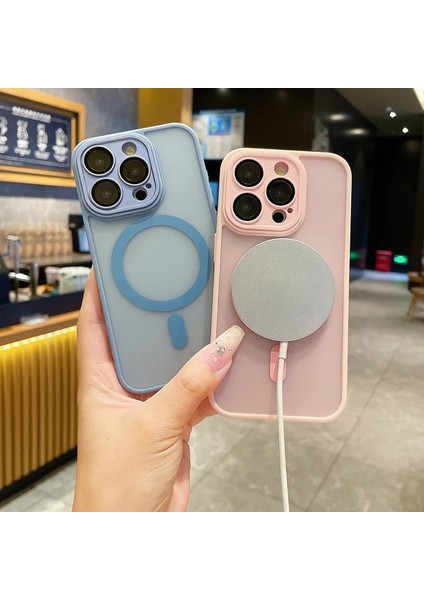 iPhone 12 Cilt Hissi Manyetik Çekim Cep Telefonu Kılıfı (Yurt Dışından) modelleri