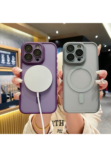 iPhone 12 Cilt Hissi Manyetik Çekim Cep Telefonu Kılıfı (Yurt Dışından) fırsatları