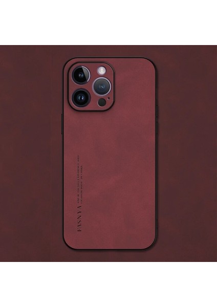 iPhone 14 Pro Hafif Lüks Pu Deri Cep Telefonu Kılıfı (Yurt Dışından)