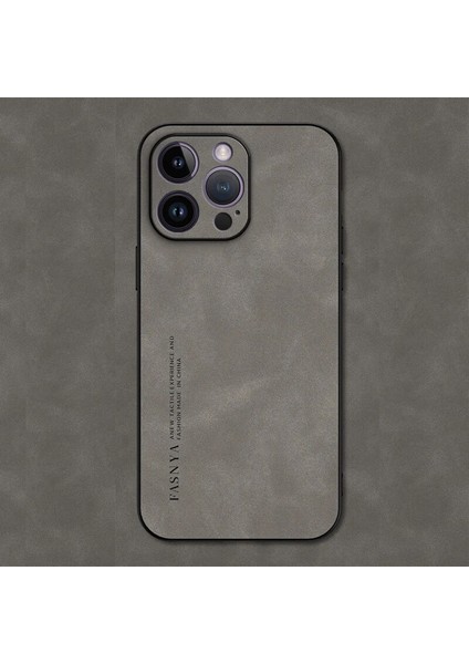 iPhone 14 Pro Hafif Lüks Pu Deri Cep Telefonu Kılıfı (Yurt Dışından)