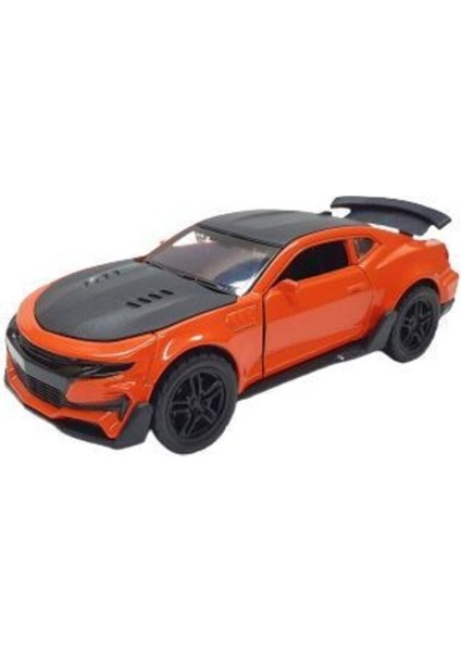12 cm Çek Bırak Oyuncak Metal Araba Kapıları Açılır Chevrolet Camaro Zl1