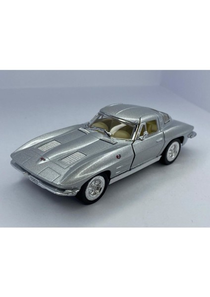 Oyuncak Metal Corvette 1963 Sting Ray Çek Bırak Araba