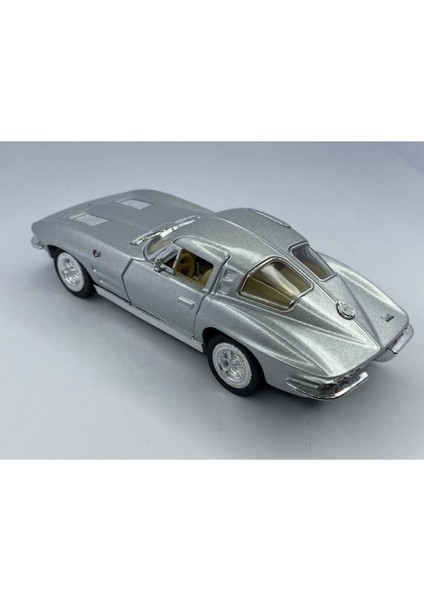 Oyuncak Metal Corvette 1963 Sting Ray Çek Bırak Araba