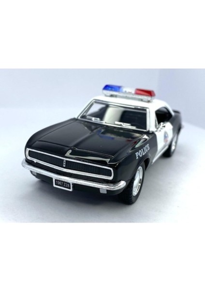 Chevrolet Camaro Z-28 Metal Polis Arabası 5 Inç Çek-Bırak