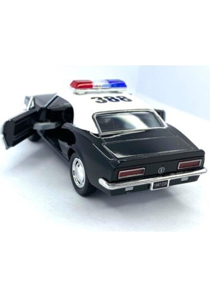 Chevrolet Camaro Z-28 Metal Polis Arabası 5 Inç Çek-Bırak