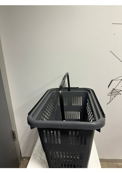 54 Lt Tekerlekli Plastik Alışveriş Market Sepeti fiyatları