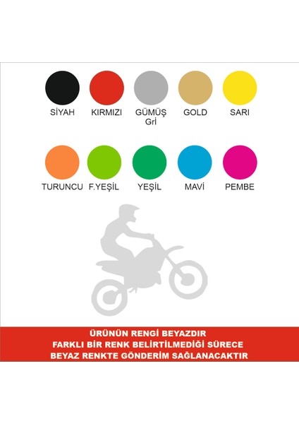 Motorsiklet Sticker (Model2)