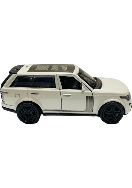 Metal Çek Bırak Model Araba Land Rover Kapılar ve Bagaj Açılır Suv 12 cm