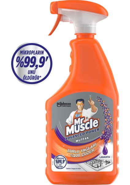 Mr. Muscle Advancad Power Banyo ve Lavanta Kokulu Mutfak Temizleyici Set