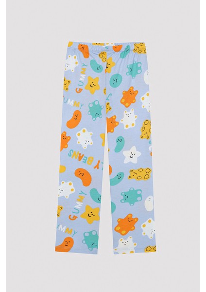 Erkek Çocuk Bonbon Çok Renkli Pijama Takımı
