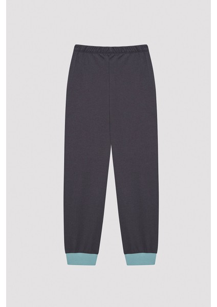 Erkek Çocuk Skeleton Çok Renkli 2li Pijama Takımı