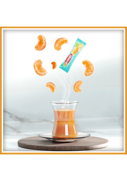 Mandalina Aromalı İçecek Tozu 50 Paket Sıcak Soğuk Kullanıma Uygun C Vitamini İçerir fiyatları