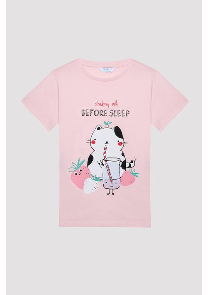Kız Çocuk Before Sleep Çok Renkli Pijama Takımı