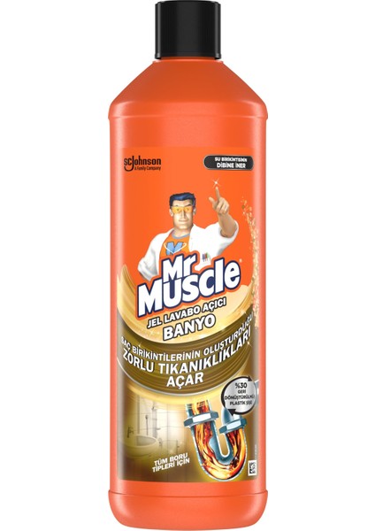 Mr. Muscle Jel ve Granüllü Lavabo Açıcı Temizlik Seti