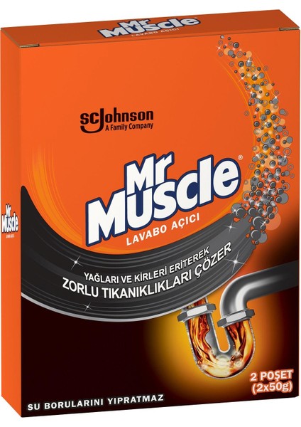 Mr. Muscle Jel ve Granüllü Lavabo Açıcı Temizlik Seti