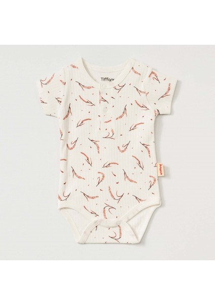 Wheat Theme 2'li Yarım Kollu Bebek Body 53008