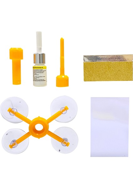 Dıy Tamir Takımı Stili Araba Ön Cam Tamir Takımı Hızlı Düzeltme Araba Kırık Cam Ön Cam Onarım Aracı Kiti Reçine Mühürleyen Dıy Otomatik Pencere Ekran Parlatma (Yurt Dışından)