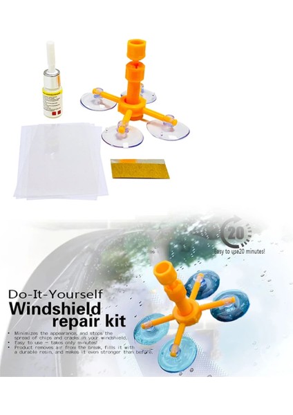 Dıy Tamir Takımı Stili Araba Ön Cam Tamir Takımı Hızlı Düzeltme Araba Kırık Cam Ön Cam Onarım Aracı Kiti Reçine Mühürleyen Dıy Otomatik Pencere Ekran Parlatma (Yurt Dışından) fırsatları