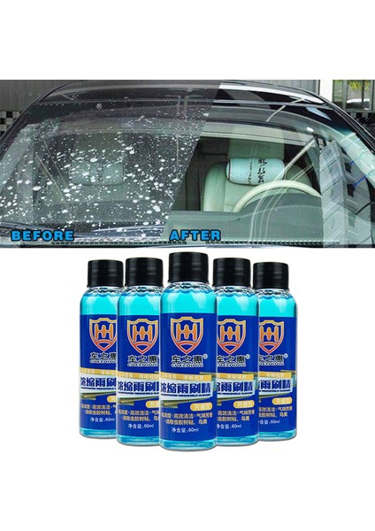 Beyaz Stil Ön Cam Yıkayıcı Sıvısı 60ML Yüksek Performanslı Konsantre Silecek Özü, Kirleri Temizler Zengin Köpük ile Çevre Için Güvenli (Yurt Dışından) fiyatları