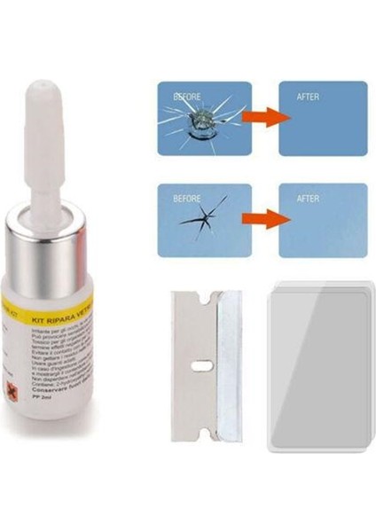 Yeşil Stil Otomotiv Cam Onarım Sıvı Kiti Dıy Pencere Onarım Araçları Ön Cam Çizik Çatlak Geri Yükleme Reçine Bıçak Şeritleri Araba Aksesuarları (Yurt Dışından) indirimleri