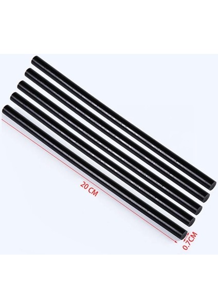 7X200MM Stili Yüksek Yapıştırıcı Siyah Sıcak Eriyik Yapıştırıcı Sopa Peruk Yapıştır Araba Tamir Yapıştırıcı Siyah Sıcak Eriyik Yapıştırıcı Şerit Elektrikli Tutkal Tabancası (Yurt Dışından)