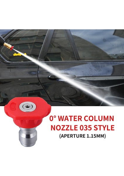 RED035 Tarzı Yüksek Basınçlı Karışım Renkli Hızlı Bağlantı "su Tabancası Için Araba Yıkama Metal Jet Lance Nozulu (Yurt Dışından)