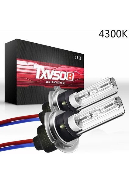 Xiyu Shop H7 Stili N1 2 Adet Xenon H7 Hıd Kiti 55W Araba Far Ampülleri 12V 5000K 6000K 8000K Kk Oto Farlar Ampul (Yurt Dışından)