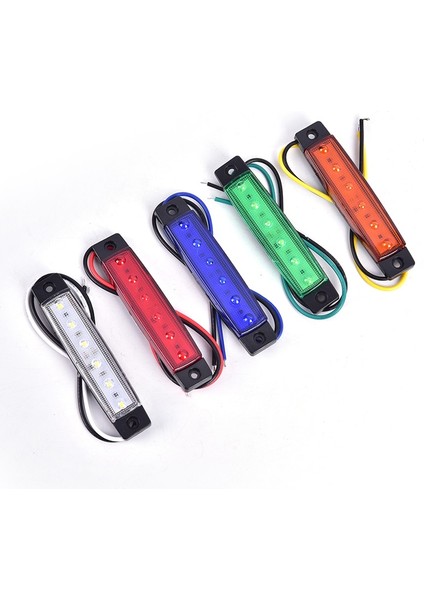 Yl Stili Kamyon Yan Işaret Gösterge Işığı Dönüş Sinyali Lambası 12V 24V LED Oto Araba Otobüs Kamyon Ute Römork Kuyruk Uyarı Lambası Fren Lambaları (Yurt Dışından)