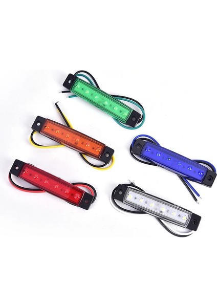 Yl Stili Kamyon Yan Işaret Gösterge Işığı Dönüş Sinyali Lambası 12V 24V LED Oto Araba Otobüs Kamyon Ute Römork Kuyruk Uyarı Lambası Fren Lambaları (Yurt Dışından)