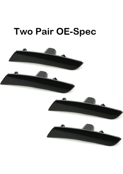 4 Adet Tarzı Chevrolet Camaro Cadillac Için Ijdm Cts Ats Füme Lens Ön Arka Tampon Yan Işaretleyici Işık Muhafaza Kabukları, Ampul Yok Soket Yok (Yurt Dışından)