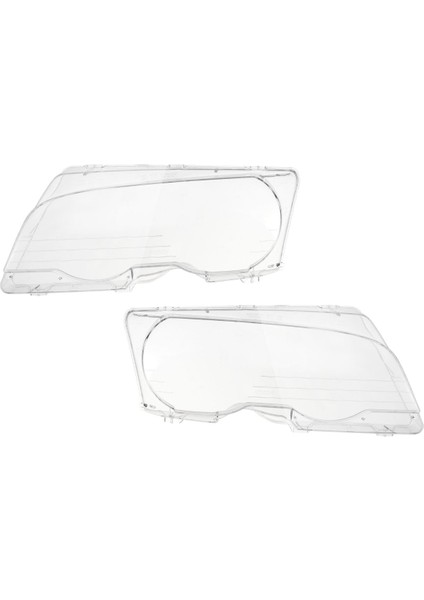 L E46 4d 01-06 Stili Lear Araba Konut Far Lens Far Lens Kabuk Kapak Lambası Meclisi Bmw E46 2dr M3 (Yurt Dışından)