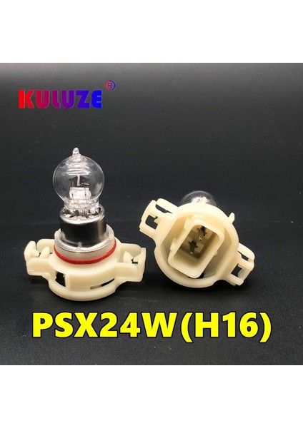 Xiyu Shop PSX24W Stili Beyaz Işık Gh H16QUARTZ Halojen Ampul Lear PSX24W 12V 24W Otomobil Lambası Sis Lambası Sürüş Işığı Süper Beyaz Ampul Amber (Yurt Dışından)