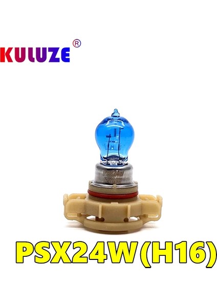 Xiyu Shop PSX24W Stili Beyaz Işık Gh H16QUARTZ Halojen Ampul Lear PSX24W 12V 24W Otomobil Lambası Sis Lambası Sürüş Işığı Süper Beyaz Ampul Amber (Yurt Dışından)