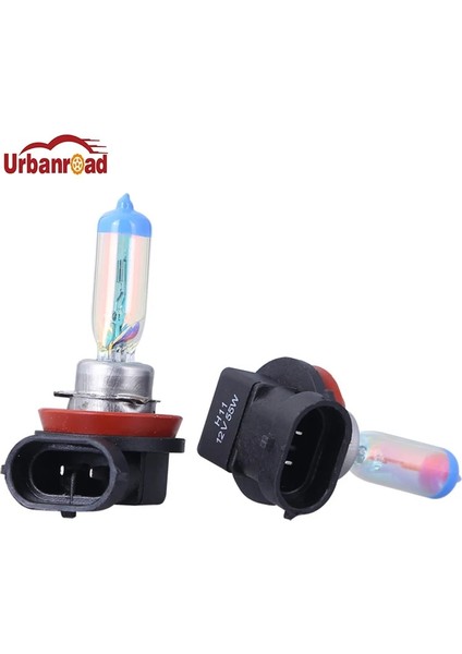 Urbanroad Araba Yedek Halojen Lamba H11 (Pgj 12V 55W Evrensel Yedek Gökkuşağı Altın Renk Far Foglight Için (Yurt Dışından)