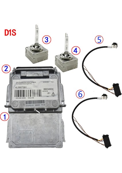 6000 K Stili 2 x D1 6g D1S Hıd Xenon Far Balast Modülü Q7 C Itroen C5 V Olvo 4l Için Ateşleme Ünitesi (Yurt Dışından)
