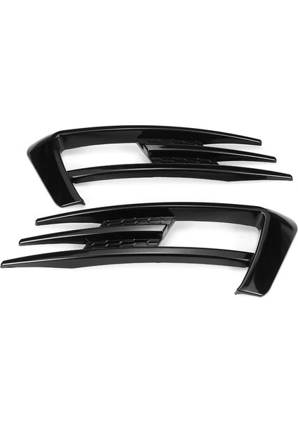 Kırmızı Stil Golf 7 Için Mk7 Parlak Siyah Araba Tampon Sis Farı Izgarası Kapak Trim (Yurt Dışından)