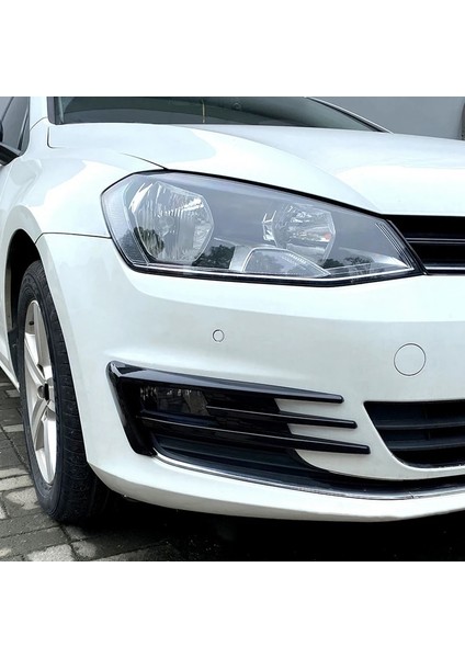 Kırmızı Stil Golf 7 Için Mk7 Parlak Siyah Araba Tampon Sis Farı Izgarası Kapak Trim (Yurt Dışından) fırsatları