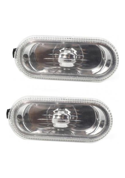 Beyaz Stil De Işaretleyici Işık Muhafaza Aksesuarı Oval Dış Boşluk Lambası Çerçeve 1j Vwbora Golf 4 Mk4 Için (Yurt Dışından)