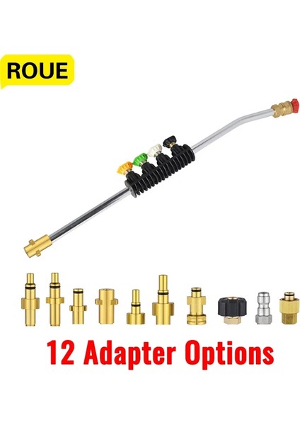 Lavor Parkside Stili Için Roue Mızrak Hızlı Jet Su Karcher Parkside Stanley Bağlayıcı Lance Basınçlı Yıkama Makinesi Metal Değnek Ipuçları Dönen Turbo (Yurt Dışından) fiyatları