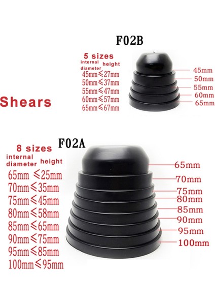 F02A Stili 2 Adet Sıcak Satış LED Far Ampul Su Geçirmez Toz Kapağı Far Lambası Kauçuk Toz Kapağı Araba Motosiklet Ayarlanabilir Boyut (Yurt Dışından) fırsatları