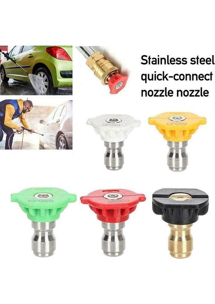 Gümüş Tarzı Et " Hızlı Bağlantı Oto Yıkama Nozulları Metal Jet Lance Nozul Yüksek Basınçlı Yıkama Püskürtme Nozulu Araba Temizleme Aletleri (Yurt Dışından) indirimleri