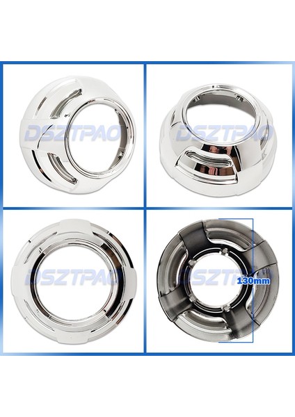 E Örtüler Stili Far Lensleri Için Projektör Örtüleri Bi-Xenon 3.0 Maskeleri Çerçeveler Merkezli Halka Adaptörü Hella 3r G5KOITO Q5WST Lens Güçlendirme (Yurt Dışından)