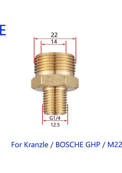 Gümüş Tarzı Metal Adaptör Köpük Memesi Köpük Tabancası Nilfisk Stihl Karcher Bosche Zanaatkar Kew Gerni Parkside Için Yüksek Basınçlı Sabun Köpürtücü (Yurt Dışından)