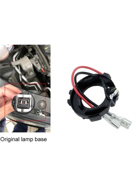 2 Adet Tarzı 2 Adet H7 LED Ampul Klip Tespit Adaptörü Taban Tutucu Far Araba Kafa Işık Far Soketi Vw Golf 7 D114 Baz Fabrika (Yurt Dışından) modelleri